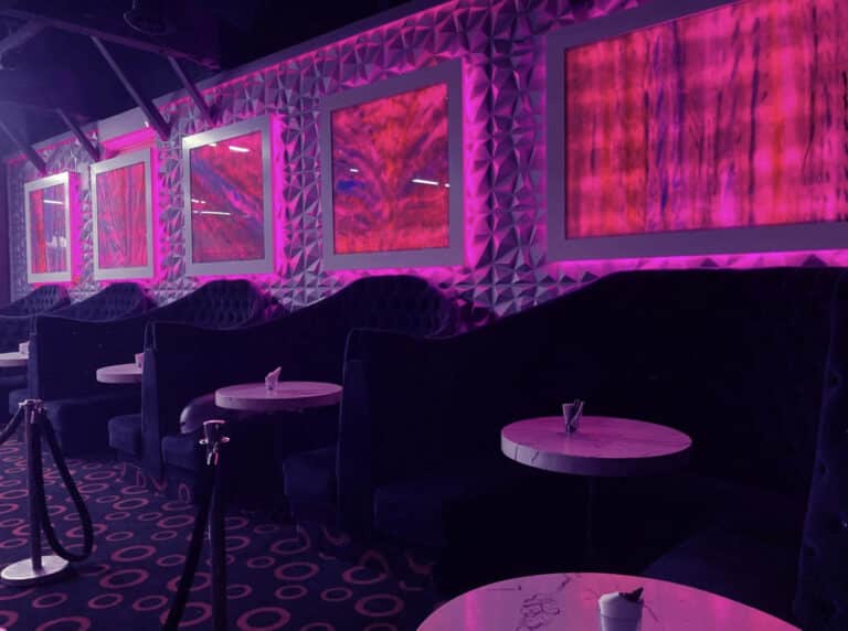Club 54 upstairs VIP Table